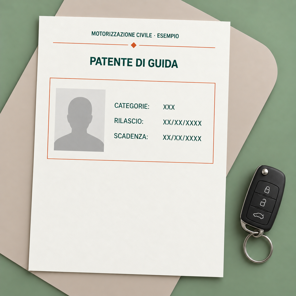 Traduzione giurata della patente di guida — Giuradoc