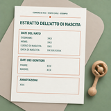 Traduzione giurata dell'atto di nascita — Giuradoc