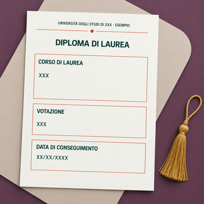 Traduzione giurata del diploma di laurea — Giuradoc