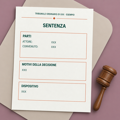 Traduzione giurata della sentenza o dell'atto giudiziario — Giuradoc