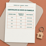 Traduzione giurata del certificato di stato di famiglia — Giuradoc